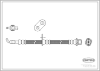 Brake Hose, CORTECO, OEM 9094702D51, Article number 1 9 0 3 3 5 3 6, LEXUS (108907)