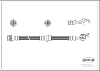Brake Hose, CORTECO, OEM 46210AX606, Article number 1 9 0 3 3 5 4 5, NISSAN (108916)