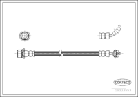 Brake Hose, CORTECO, OEM 9094702A36, Article number 1 9 0 3 3 5 5 3, TOYOTA (108924) - Rear Axle Brake Hose, CORTECO, OEM 9094702A36, 250mm Length, TOYOTA