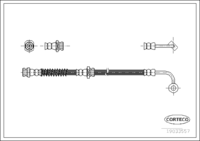 Brake Hose, CORTECO, OEM 5873807300, Article number 1 9 0 3 3 5 5 7, KIA (108928)