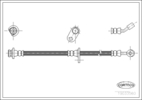 Brake Hose, CORTECO, OEM 01466SEAE00, Article number 1 9 0 3 3 5 6 0, HONDA (108931)
