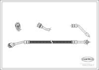 Brake Hose, CORTECO, OEM 46211-0X800, Article number 1 9 0 3 3 5 6 7, NISSAN (108938)
