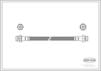 Brake Hose, CORTECO, OEM 3D0611701C, Article number 1 9 0 3 3 5 7 1, VW (108942)