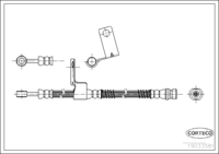 Brake Hose, CORTECO, OEM 58732-1C000, Article number 1 9 0 3 3 5 8 1, HYUNDAI (108952)