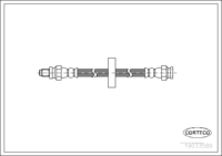 Brake Hose, CORTECO, OEM 0004163V001000000, Article number 1 9 0 3 3 5 8 9, SMART (108960)