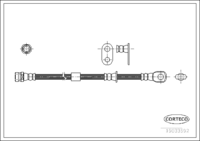 Brake Hose, CORTECO, OEM MR955461, Article number 1 9 0 3 3 5 9 2, MITSUBISHI (108963)
