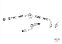 สายเบรค CORTECO OEM F15143990 หมายเลขสินค้า 1 9 0 3 3 6 0 0, MAZDA (108971)