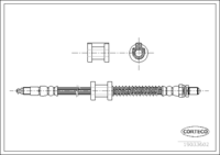 สายเบรค CORTECO OEM 1110567 หมายเลขสินค้า 1 9 0 3 3 6 0 2, FORD (108973)