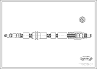 Brake Hose, CORTECO, OEM 1231792, Article number 1 9 0 3 3 6 0 7, FORD (108978)