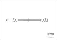 Brake Hose, CORTECO, OEM 7H0611776, Article number 1 9 0 3 4 2 6 8, VW (109116)
