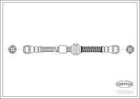 Brake Hose, CORTECO, OEM 7L0611701A, Article number 1 9 0 3 4 2 6 9, VW (109117)