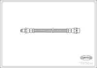Brake Hose, CORTECO, OEM 34306762185, Article number 1 9 0 3 4 2 9 4, BMW (109129)