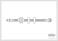 Brake Hose, CORTECO, OEM 51776519, Article number 1 9 0 3 4 3 3 8, FIAT (109137)