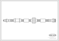 Brake Hose, CORTECO, OEM 60698795, Article number 1 9 0 3 4 3 3 9, ALFA ROMEO (109138)