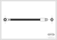 Brake Hose, CORTECO, OEM 1051093, Article number 1 9 0 3 4 3 4 9, FORD (109147)