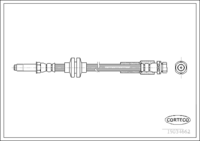 Brake Hose, CORTECO, OEM 1329957, Article number 1 9 0 3 4 6 6 2, FORD (109172)