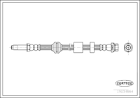 Brake Hose, CORTECO, OEM , Article number 1 9 0 3 4 6 6 4,  (109174)