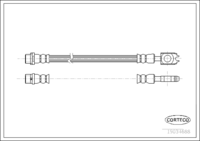 Brake Hose, CORTECO, OEM 3B0611775, Article number 1 9 0 3 4 6 8 8, VW (109185)