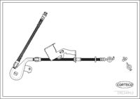 Brake Hose, CORTECO, OEM 480600000, Article number 1 9 0 3 4 9 5 3, PEUGEOT (109237)