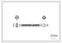 Brake Hose, CORTECO, OEM 96940-31284, Article number 1 9 0 3 5 0 3 1, TOYOTA (109292)