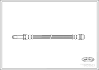 Brake Hose, CORTECO, OEM 9054280035, Article number 1 9 0 3 5 0 3 3, MERCEDES-BENZ (109294)