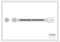 Brake Hose, CORTECO, OEM 4872006300, Article number 1 9 0 3 5 0 5 4, DAEWOO (109315)