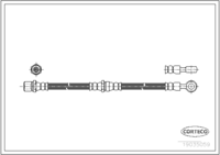 Brake Hose, CORTECO, OEM X2101-GA040, Article number 1 9 0 3 5 0 5 9, SUBARU (109320)