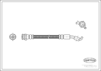 Brake Hose, CORTECO, OEM 4874005120, Article number 1 9 0 3 5 0 7 0, DAEWOO (109331)