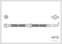 Brake Hose, CORTECO, OEM 4871005120, Article number 1 9 0 3 5 0 7 6, DAEWOO (109337)