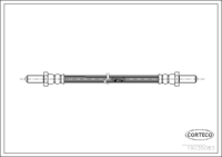 สายเบรค CORTECO OEM 6983011 หมายเลขสินค้า 1 9 0 3 5 0 8 3, FORD (109344)