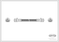 สายเบรค CORTECO OEM 01466S84A00 หมายเลขสินค้า 1 9 0 3 5 0 8 4, HONDA (109345)