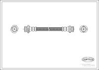 Brake Hose, CORTECO, OEM 46210-BM500, Article number 1 9 0 3 5 0 9 9, NISSAN (109360)
