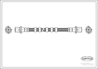 สายเบรค CORTECO OEM 9004922183 หมายเลขสินค้า 1 9 0 3 5 1 0 0, DAIHATSU (109361)