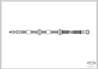 Brake Hose, CORTECO, OEM 7L6611701A, Article number 1 9 0 3 5 1 1 1, VW (109372)