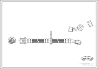 Brake Hose, CORTECO, OEM 01465-SJF-000, Article number 1 9 0 3 5 1 2 2, HONDA (109383)