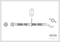 Brake Hose, CORTECO, OEM 71742814, Article number 1 9 0 3 5 2 7 5, FIAT (109506)