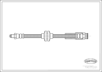 สายเบรค, CORTECO, OEM 4806H4, หมายเลขสินค้า 1 9 0 3 5 2 8 1, PEUGEOT (109508)