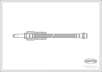 Brake Hose, CORTECO, OEM 9064280635, Article number 1 9 0 3 5 2 8 3, MERCEDES-BENZ (109510)