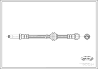Brake Hose, CORTECO, OEM 6394280335, Article number 1 9 0 3 5 2 8 4, MERCEDES-BENZ (109511)
