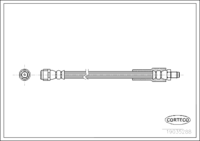 Brake Hose, CORTECO, OEM 6394280435, Article number 1 9 0 3 5 2 8 8, MERCEDES-BENZ (109515)