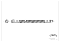 Brake Hose, CORTECO, OEM 2214200248, Article number 1 9 0 3 5 2 9 0, MERCEDES-BENZ (109517)