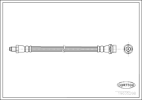 Brake Hose, CORTECO, OEM 1371521, Article number 1 9 0 3 5 2 9 8, FORD (109523)