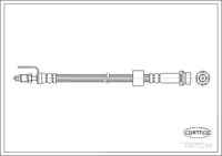 Brake Hose, CORTECO, OEM 1371515, Article number 1 9 0 3 5 2 9 9, FORD (109524)