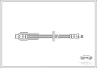 Brake Hose, CORTECO, OEM 4F0611775D, Article number 1 9 0 3 5 3 1 3, AUDI (109530)