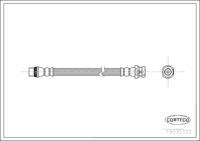 Brake Hose, CORTECO, OEM 46211-00QAB, Article number 1 9 0 3 5 3 3 2, NISSAN (109540)