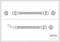 Brake Hose, CORTECO, OEM 01466SMGE00, Article number 1 9 0 3 5 7 2 9, HONDA (109595)