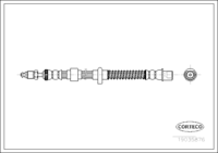 Brake Hose, CORTECO, OEM 481000000000, Article number 1 9 0 3 5 8 7 6, PEUGEOT (109619)