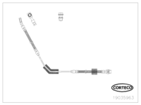 Brake Hose, CORTECO, OEM SHB500142, Article number 1 9 0 3 5 9 6 3, LAND ROVER (109643)