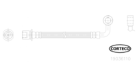 Brake Hose, CORTECO, OEM 26591AE000, Article number 1 9 0 3 6 1 1 0, SUBARU (109766)