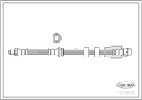 Brake Hose, CORTECO, OEM 34306771690, Article number 1 9 0 3 6 1 3 5, BMW (109782)